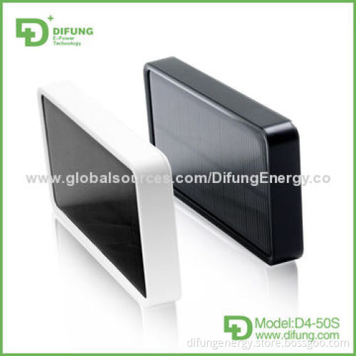 Portable Charger for iPhone, Patent Design, Best Seller Model, 5,000mAh Dual USB Solar One